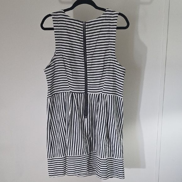 Forever 21 Blue and White Sleeveless Mini Sundress - Picture 3 of 5